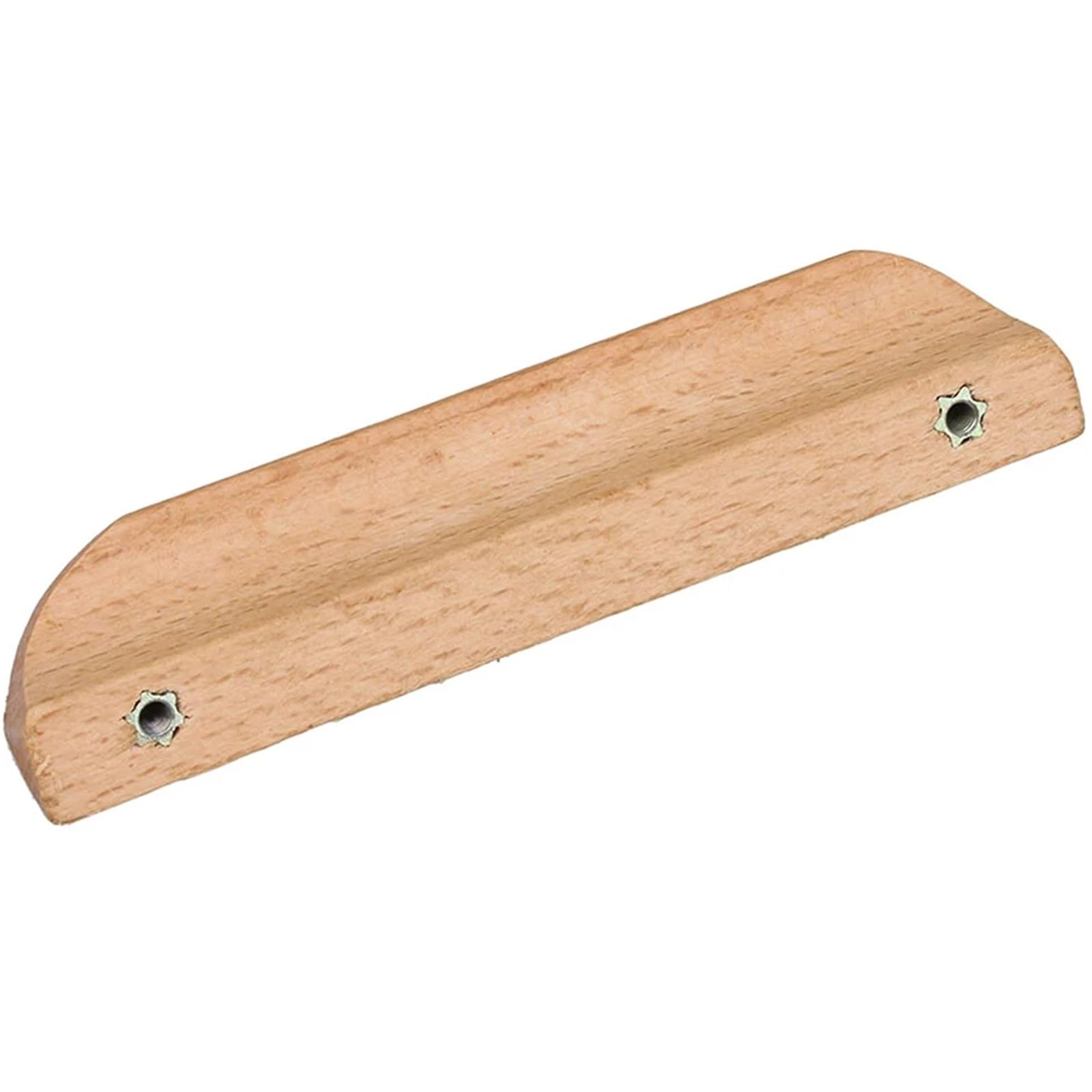 8 maniglie in legno per mobili, cassetti, armadietti, maniglie in legno massello, pomello per armadio (distanza foro 160 mm)