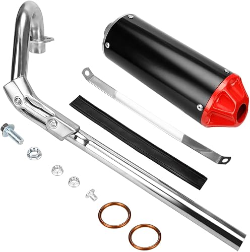 FVRITO Silenciador de escape de alto rendimiento para Honda CRF50 XR50 70cc 110cc 125cc SSR SR110 Rocketa Taotao DB14 DB10 xpro db-x20 SDG Coolster