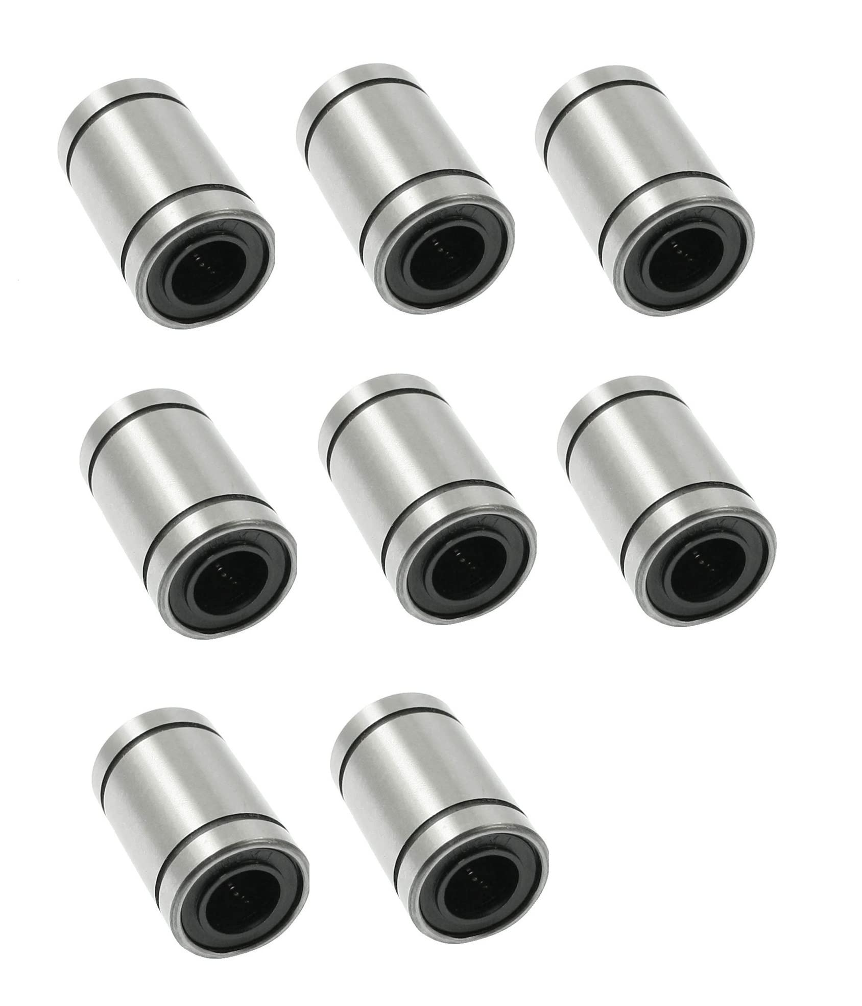 INVENTO LM8UU 8 Pieces 8mm Linear Bush Ball Bearing for Reprap Prusa 3D Printer or CNC or Robotic-image-24