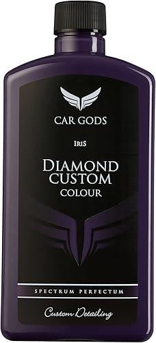 Car Gods Iris Custom Color Purple 3 en 1 - Restaurador de color de cera polaca y removedor de arañazos, 17 onzas líquidas, 16 colores disponibles