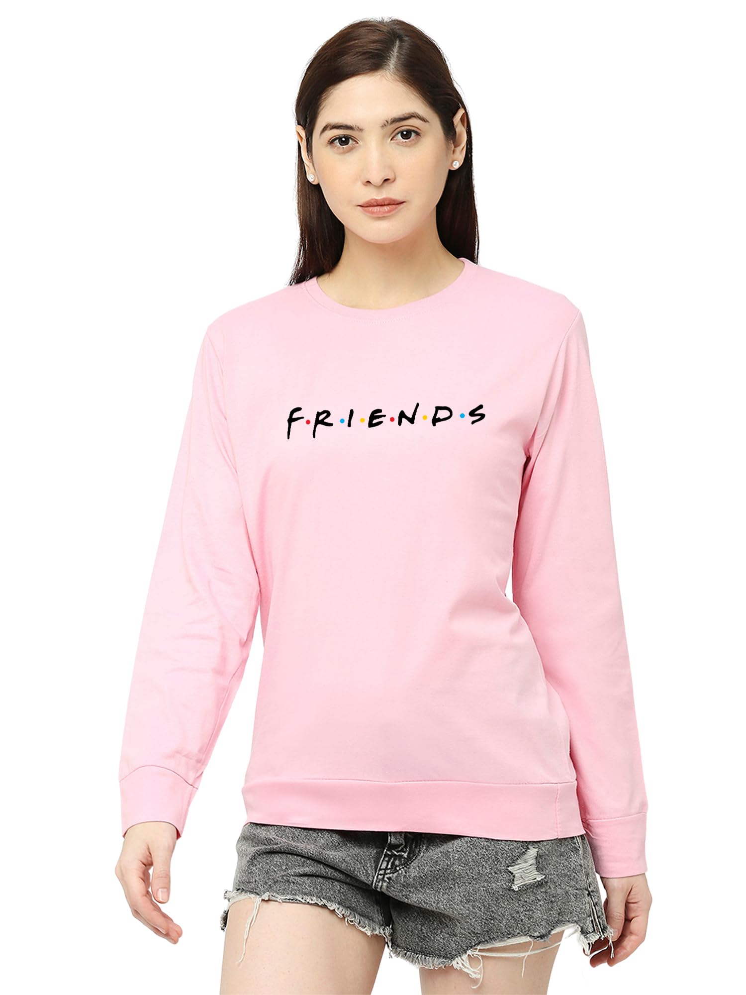 SHEDIATORS Women's Full Sleeves T-Shirt – Soft, Stylish & Ideal for Everyday Wear | Versatile Casual Look for All Seasons | Pack of 1 |Multi Colors | Size Small to 2XL-picture-35