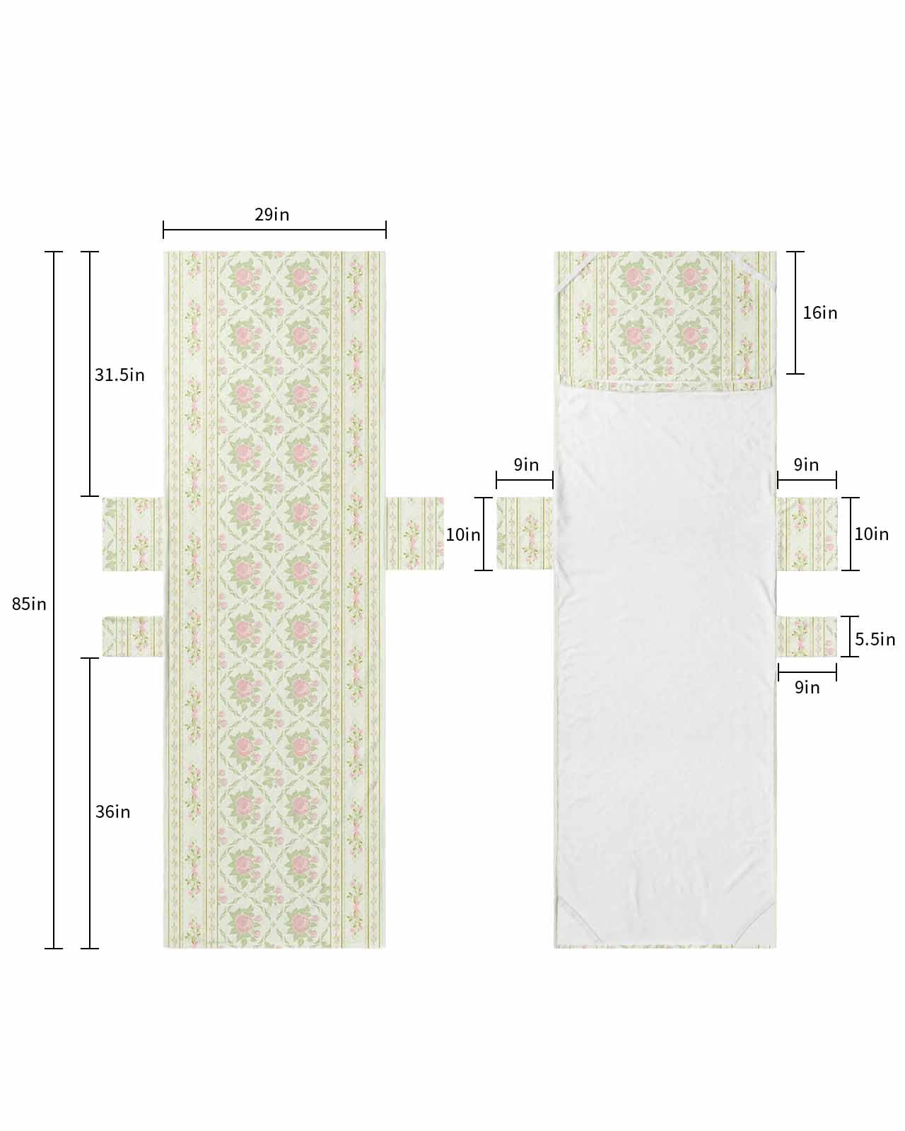 Teal Pink Spring Floral Beach Lounge Chair Towel Cover, Soft Chaise Lounge Towel with Side Pockets Patio Pool Chairs Cover for Beach/Pool Sunbathing 29x85 Elegant Boho Flowers Summer