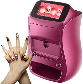 3D Automatic Smart Nail Machine Nail Printer, Automatic Smart Art Nail Printer Multifunction Nail Art Printers Machine Support WiFi/DIY/USB for Home Use and Nail Studios Machine