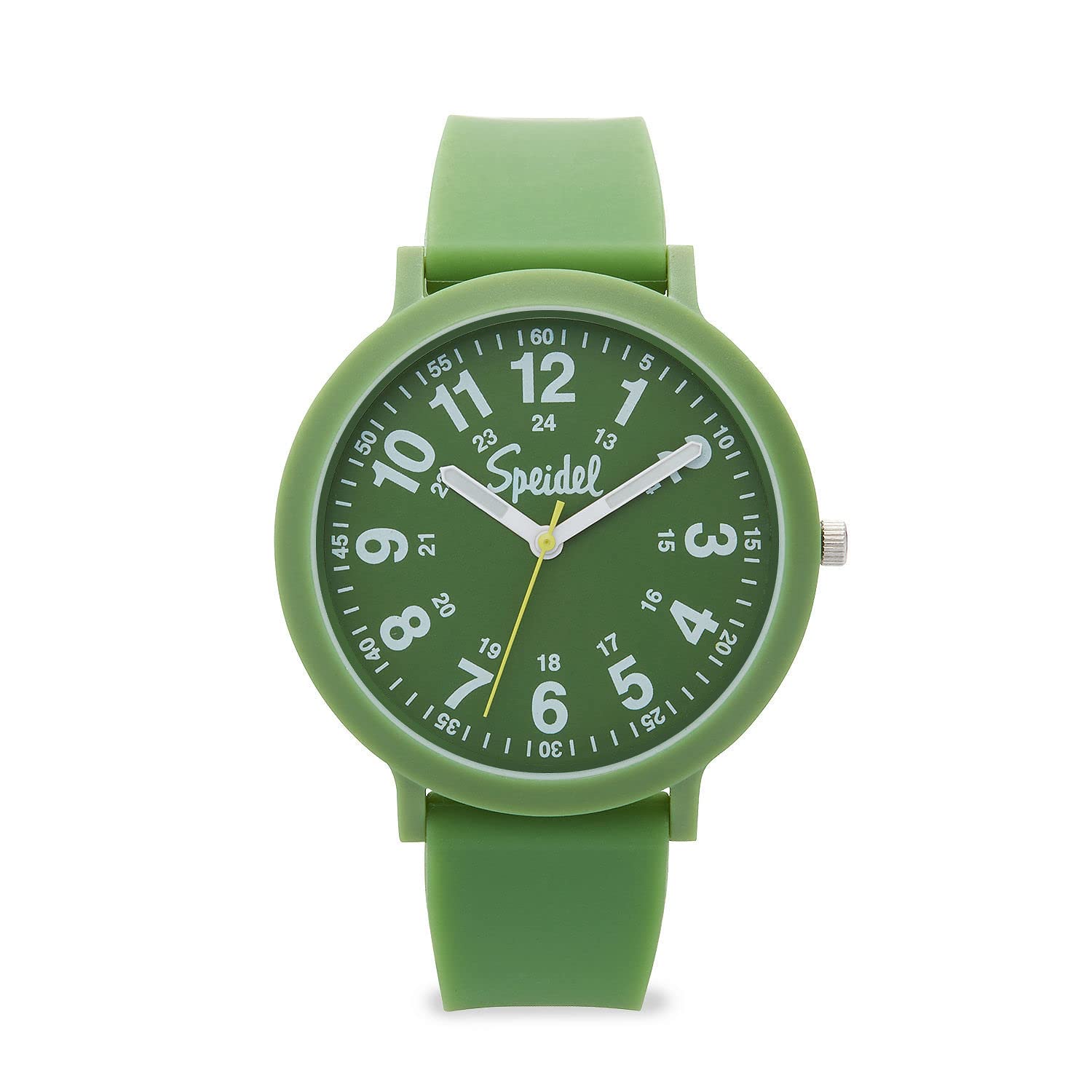 Eco Color Pop Recyclable Plastic Watch with 18mm Recyclable Silicone Strap