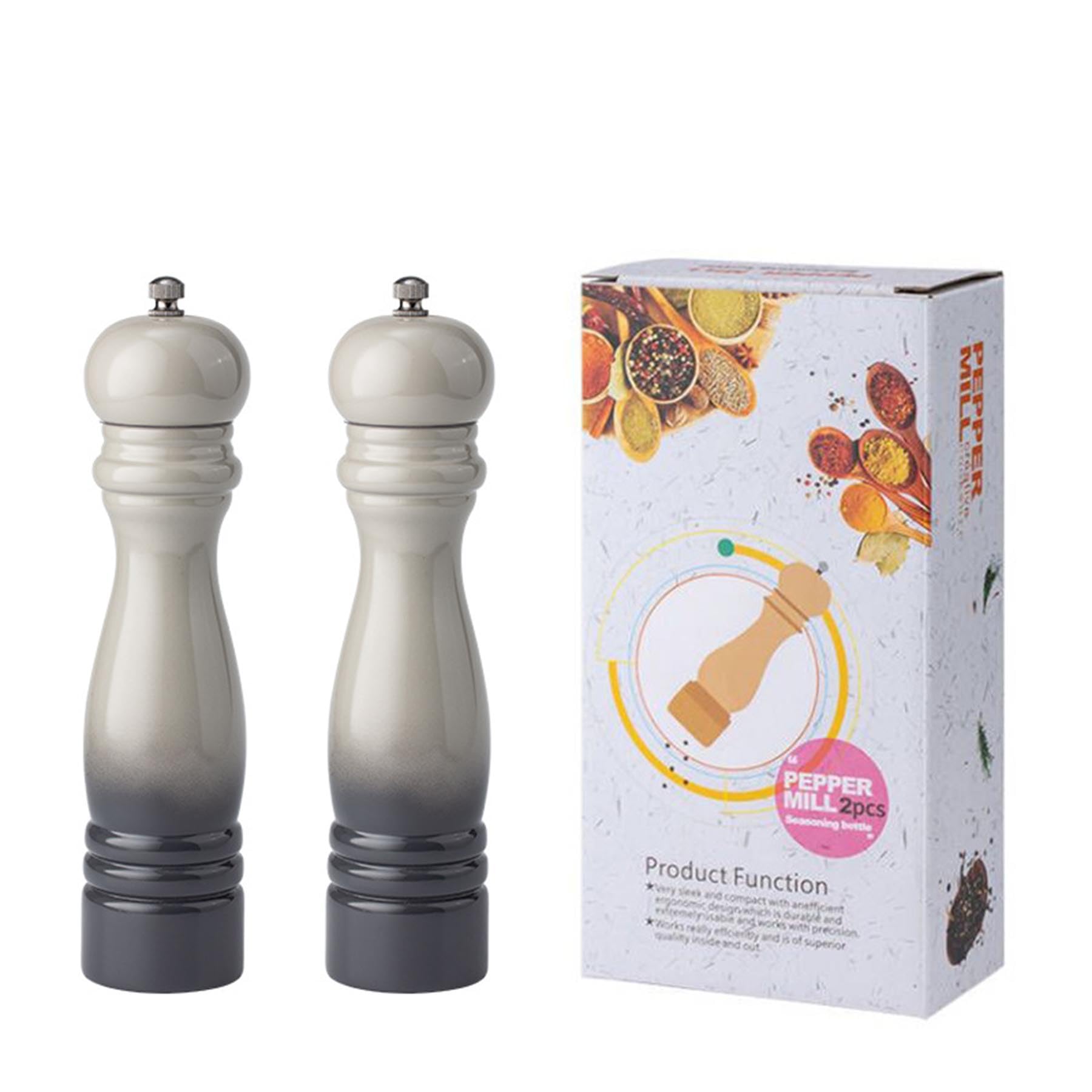 Moulins à sel et poivre en bois pour table et cuisine moderne