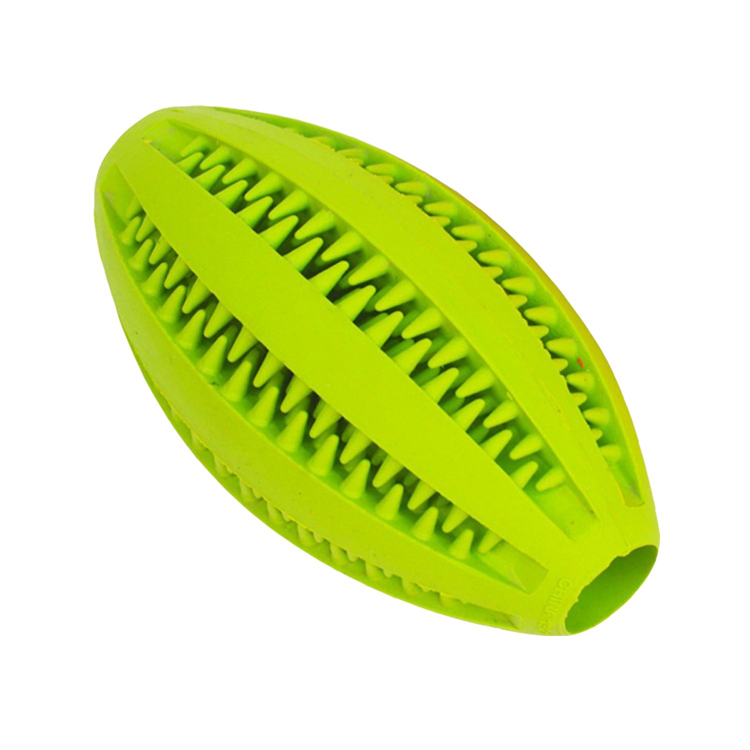 Toy Ball for Dog & Cats, Rubber Durable Non Toxic Bite Resistant Tooth Cleaning Dog Toy Balls (Green)