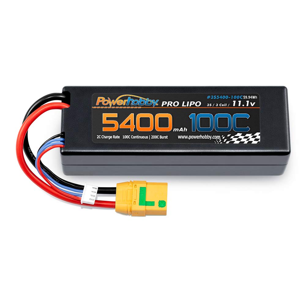 3S 11.1V 5200mAh 75C Lipo Battery Pack W XT90 Connector...