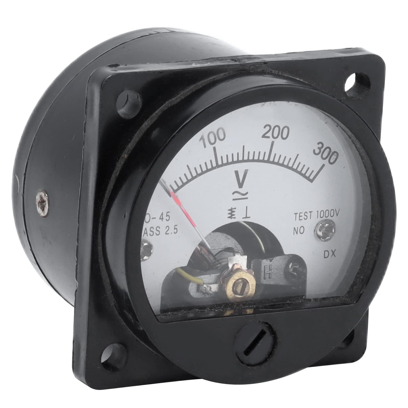 Analogs Voltmeter Rundes Panel Messgerät AC Spannungsanzeige 0-300 V für Schalttafel