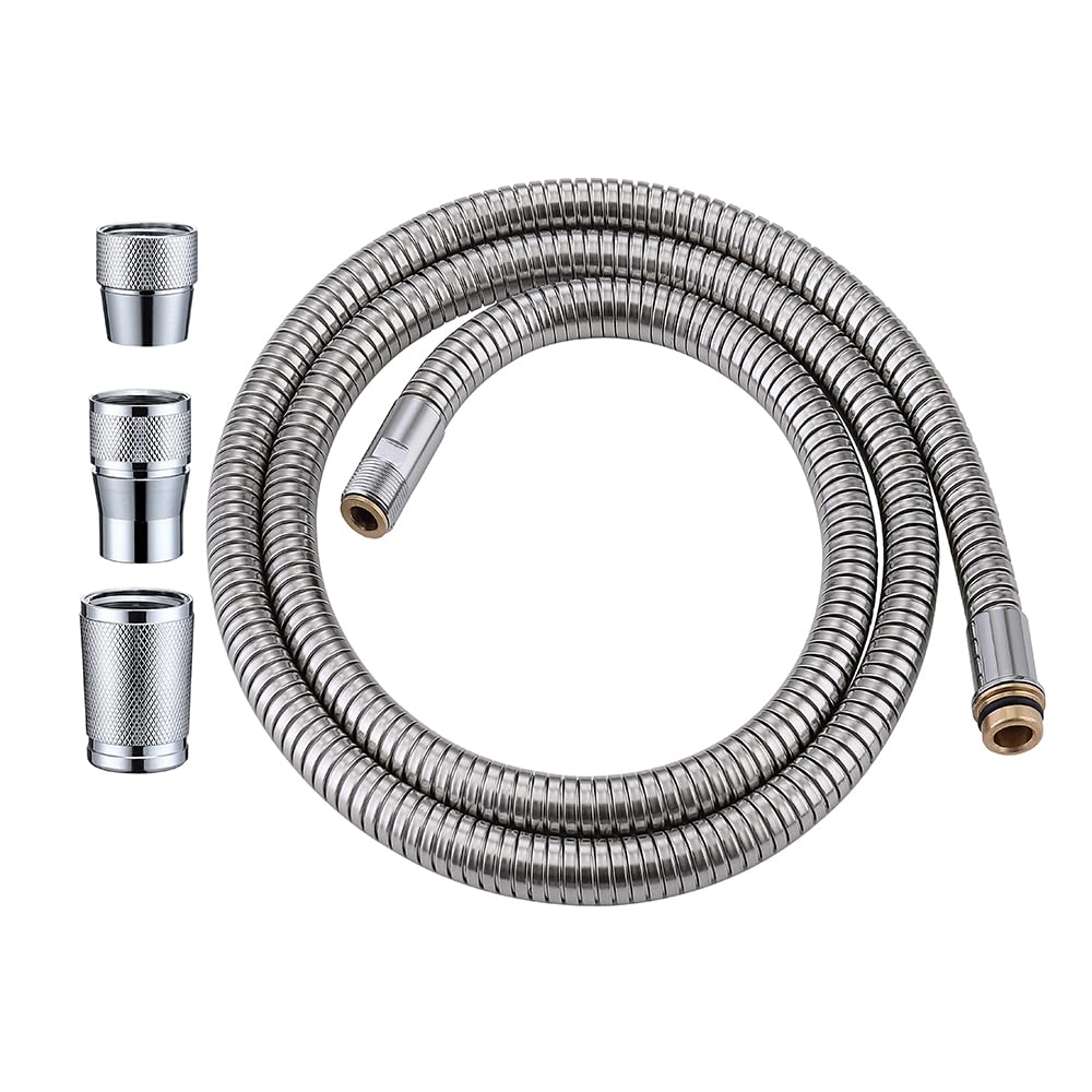 46092000 Pull Out Hose Replacement for Grohe Kitchen Faucets, Kitchen Sink Hose Replacement for Grohe Ladylux Replacement Parts, Fits to Alira and Ladylux and Euro Plus, 59-Inch Chrome