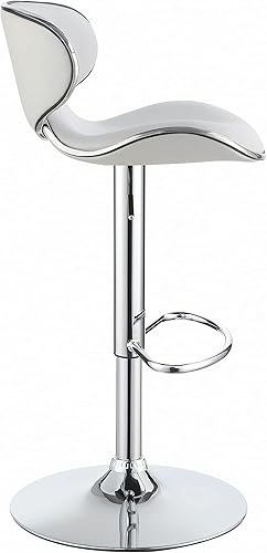 Miniatura 7 de Taburete de bar ajustable Coaster Blanco 120389