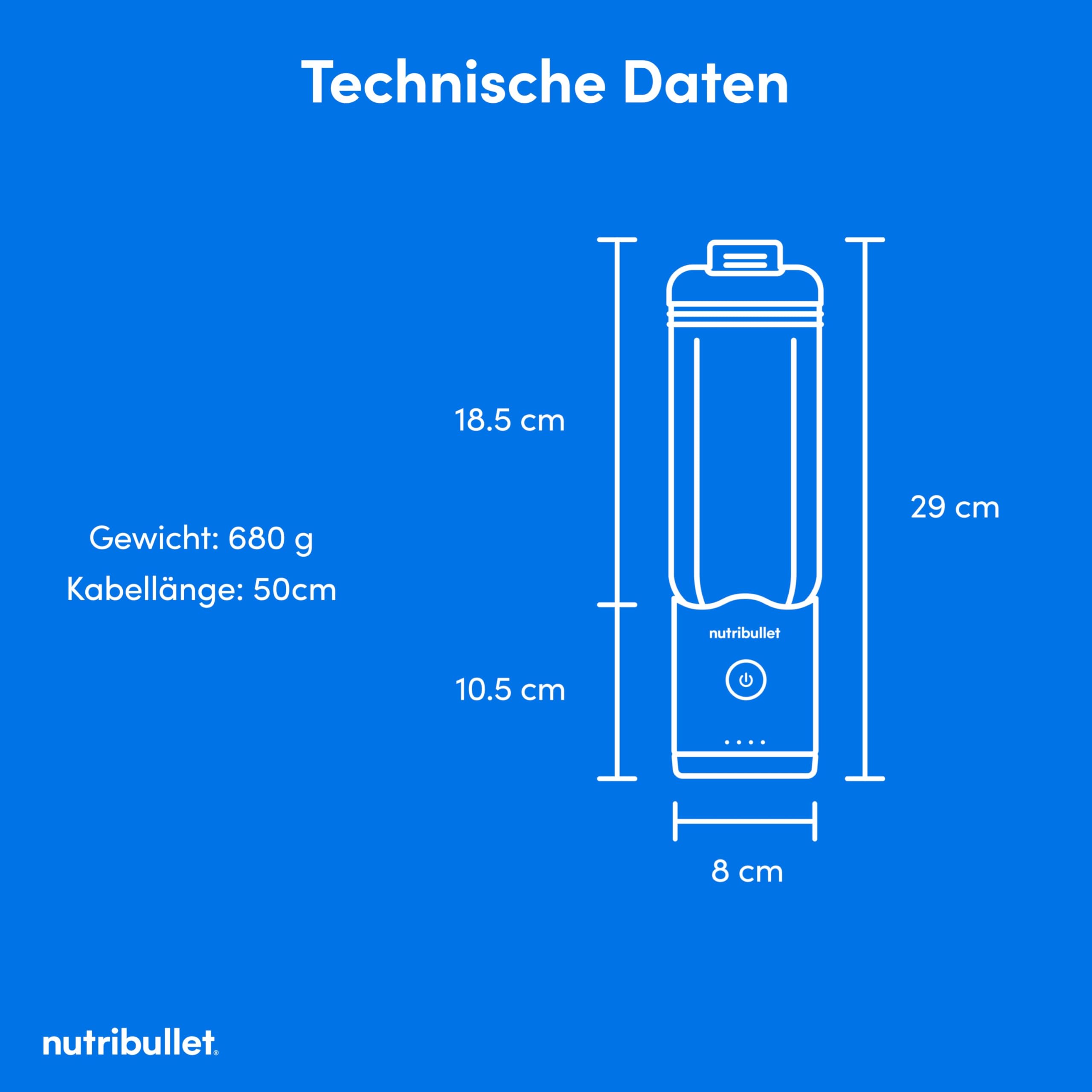 nutribullet Flex 590ml - tragbarer Smoothie-Mixer mit Trinkdeckel, zerkleinert Eis und gefrorene Früchte, USB-C, Trageschlaufe, BPA-freier Becher, leicht zu reinigen, Waldgrün (NBP013GR)