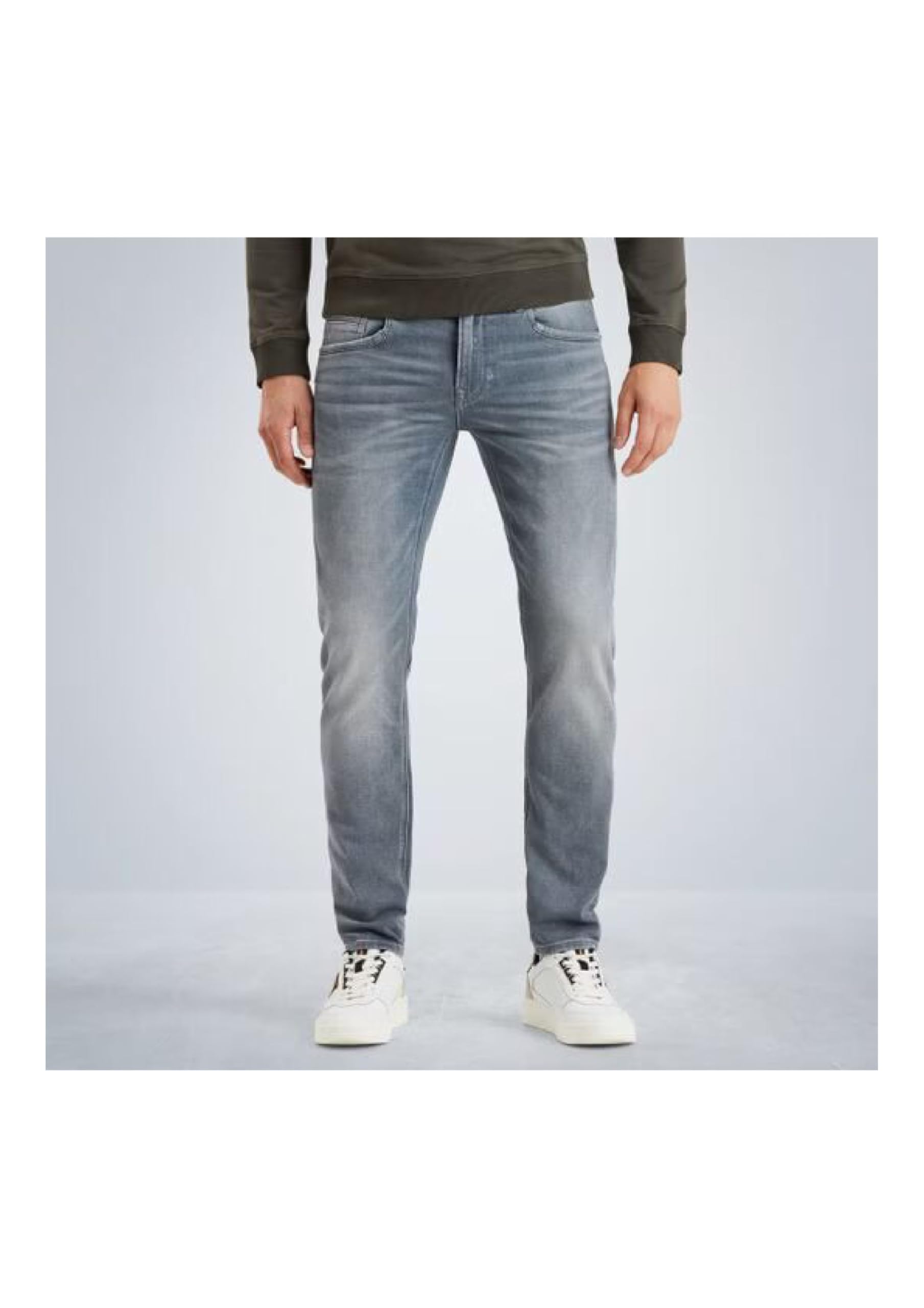 PME Legend Herren Jeans TAILWHEEL - Low Waist - Slim Fit - Grau Blau W29-W40