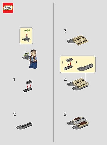 Miniatura 2 de LEGO Jurassic World: Owen con Airboat y Tranquilizer Gun - A partir de 6 años