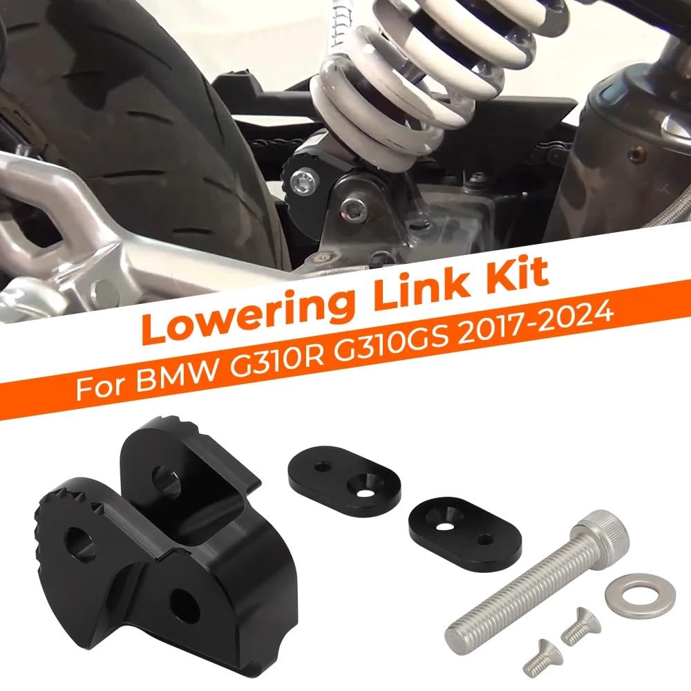 Motorrad-Tieferlegungsstrebe Passend für BMW G 310 RG 310 GS G310R G310GS 2017–2024. Motorrad-Hinterradaufhängungs-Tieferlegungs-Set Tieferlegungssätze