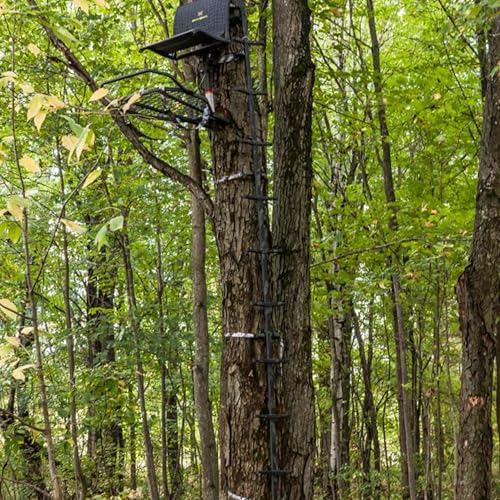 Image of Hawk Traction Climbing Stick, 20 Foot Tree Climbing Hunting Gear with Double Traction Grip, Hunting Accessories for Tree Stands, Deer Stands, & Blinds