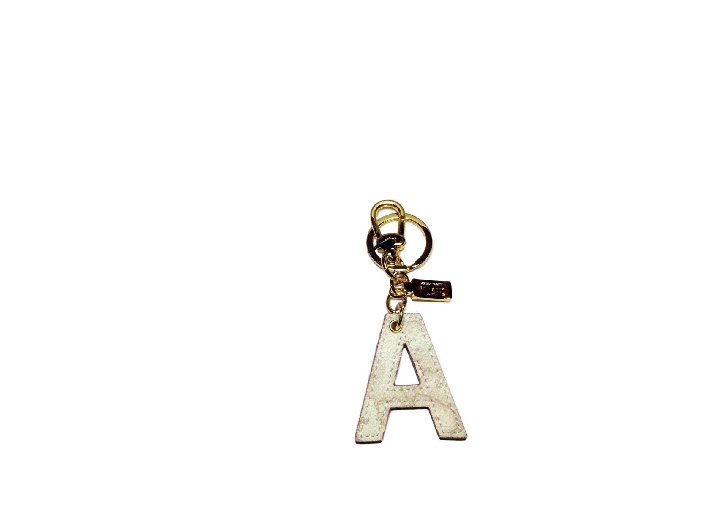 Portachiavi Lettera S Alviero Martini Prima Classe Colore Bianco - 2