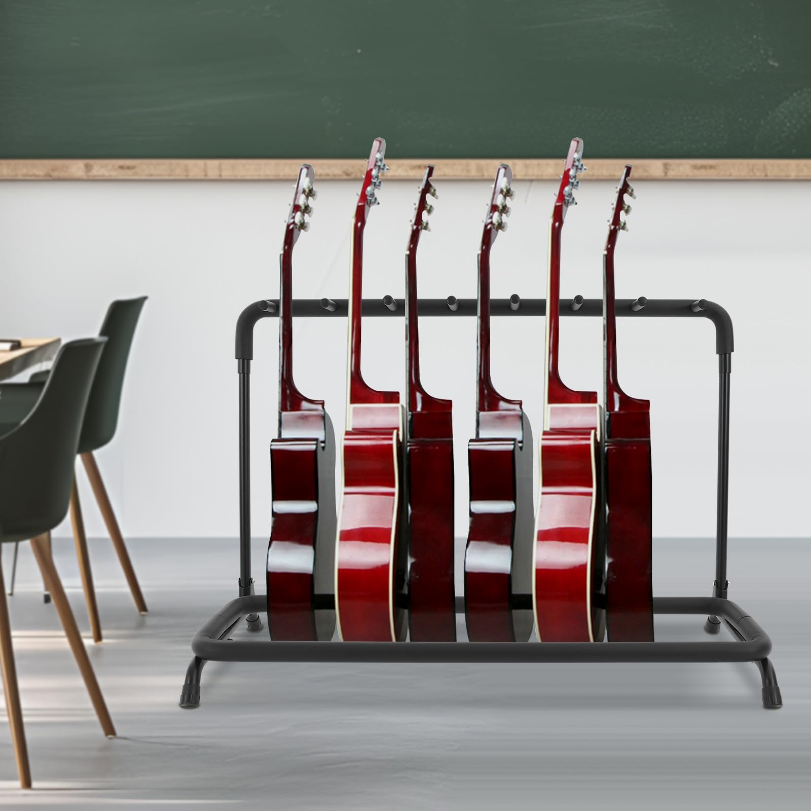 Soporte plegable de 7 posiciones para guitarra, soporte para guitarra acústica, guitarra occidental, guitarra eléctrica