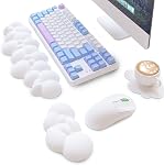 Gaming Keyboard Wrist Rest Pad,Memory Foam Keyboard Palm Rest, Ergonomic Hand Rest,Wrist Rest for Computer Keyboard,Laptop,Mac,Lightweight for Easy Typing Pain Relief-Gray