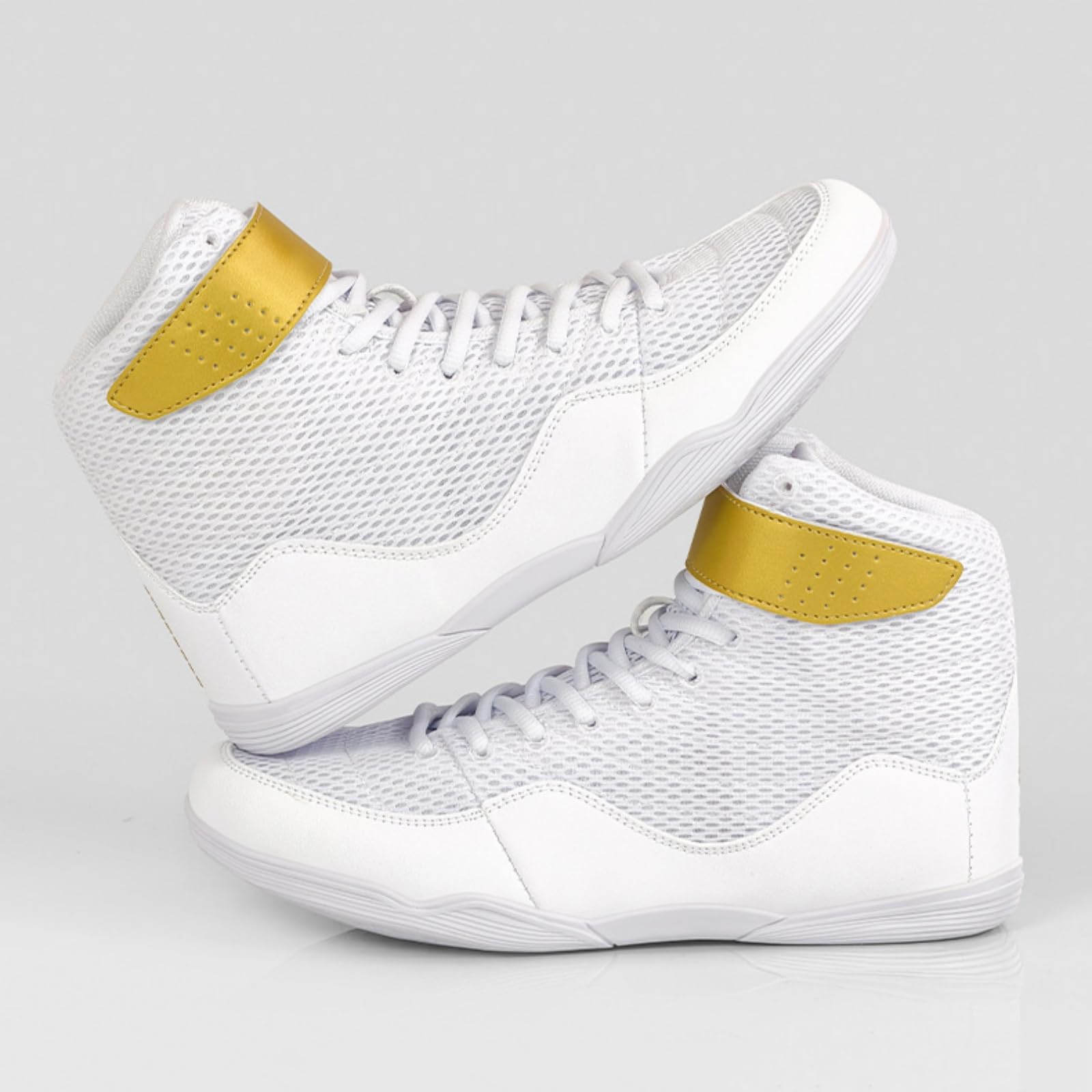 Zapatillas Boxeo Lucha para Hombre Botas De Fitness Transpirables Ligeras Y De Caña Alta para Gimnasio Y Entrenamiento De Combate