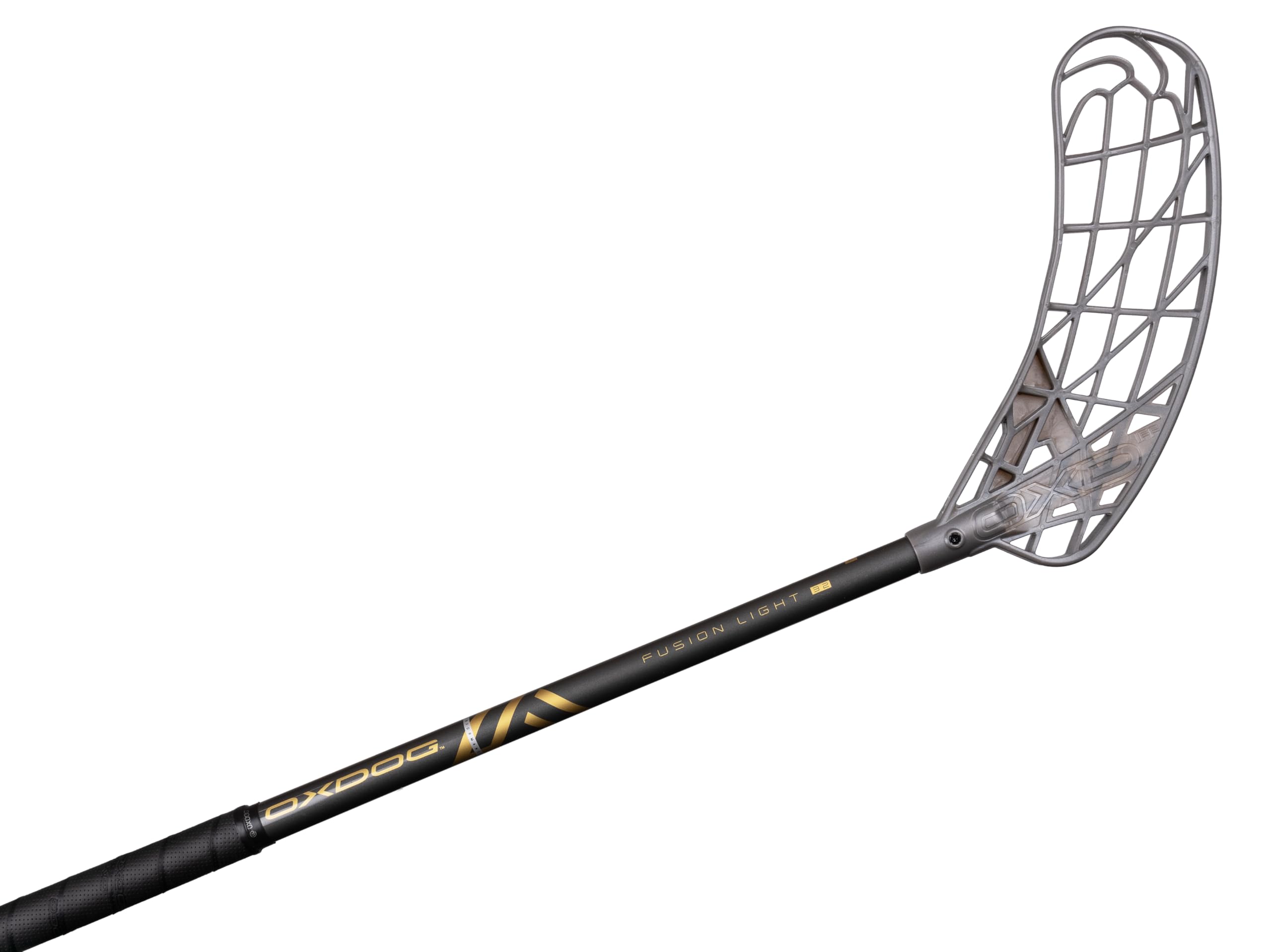 Oxdog | Floorball Schläger Unihockey Stock - Fusion Light 32, mit IFF Zertifikat, Gebogene Schaufel für optimale Ballkontrolle,