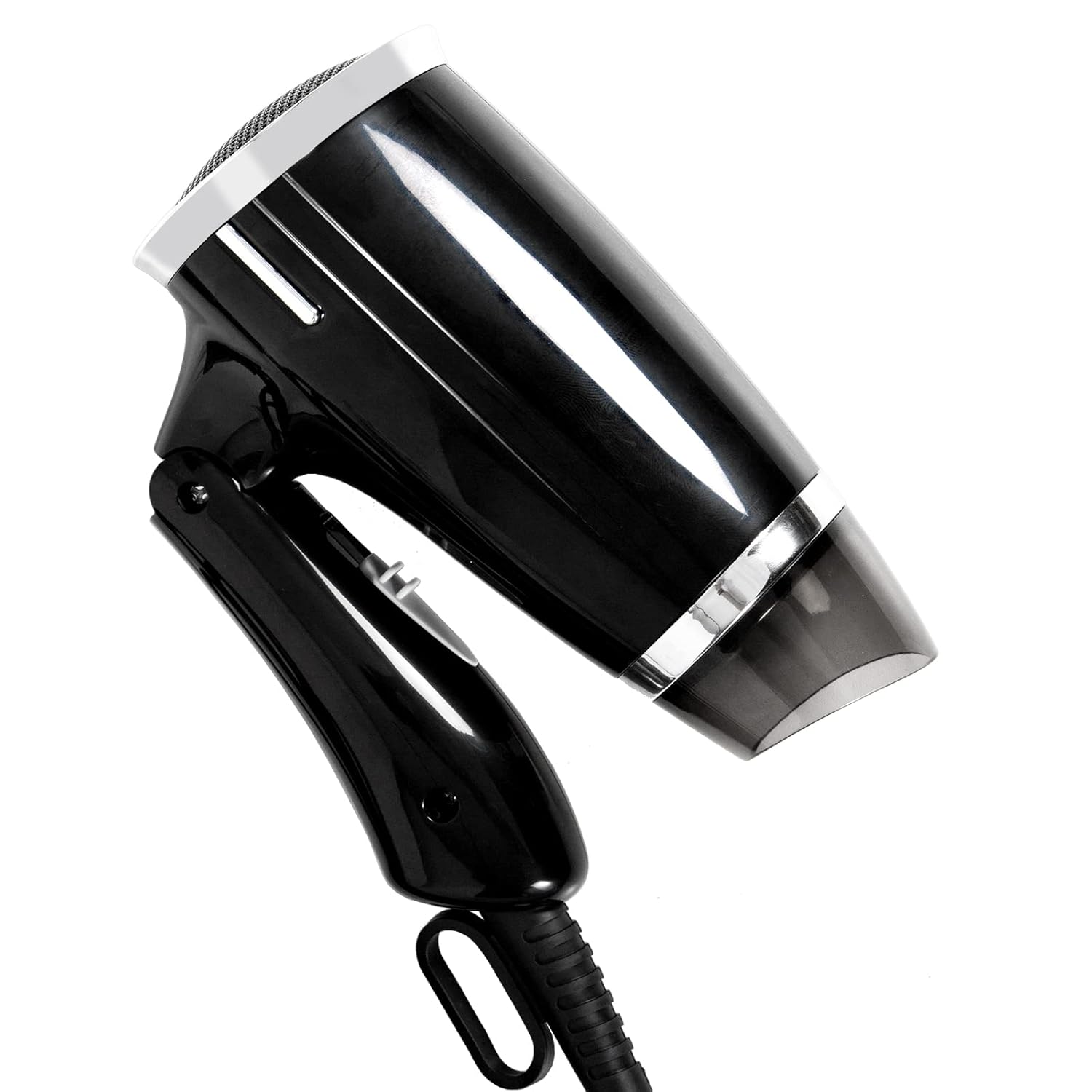 Folding Hair Dryer, Compact Blow Dryer – Transportable Skilled Hair Dryer with 3 Warmth Settings, Low Noise, Tourmaline Ceramic, Light-weight, for Males and Girls