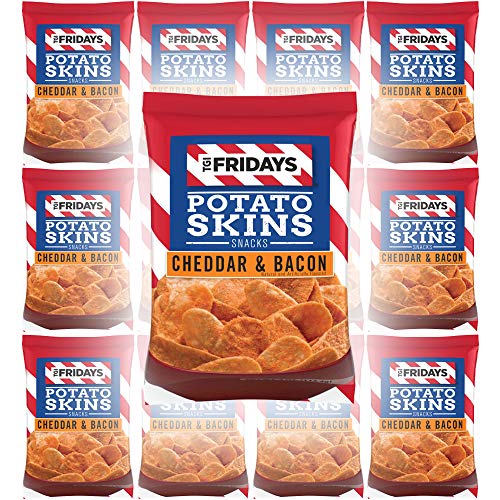 Tgi Fridays Potato Skins Snacks Cheddar Bacon 1oz Bag Pack Of 12 Total Of 12 Oz Buy Online In Bahamas At Bahamas Desertcart Com Productid 171