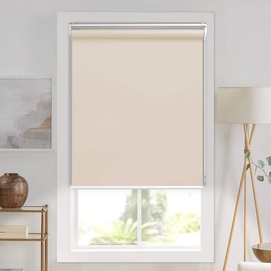 ロールスクリーン  ベージュピンク Amazon｜HOMEDEMO ロールスクリーン ロールカーテン オーダー