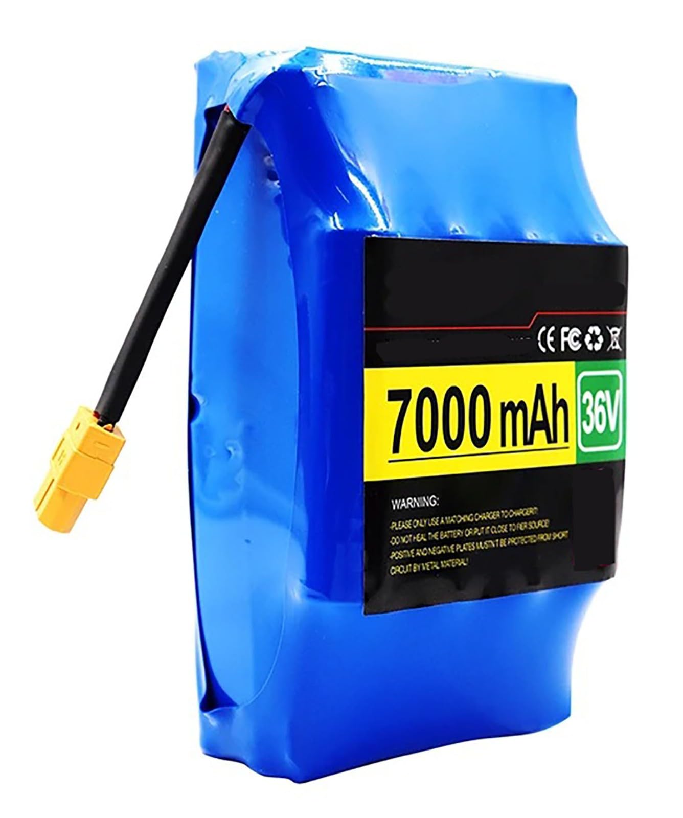 Batterie De Remplacement 36V 7Ah pour Hoverboard, Batterie Intégrée 10S2P 36V 7000Mah Batterie Rechargeable pour Scooter