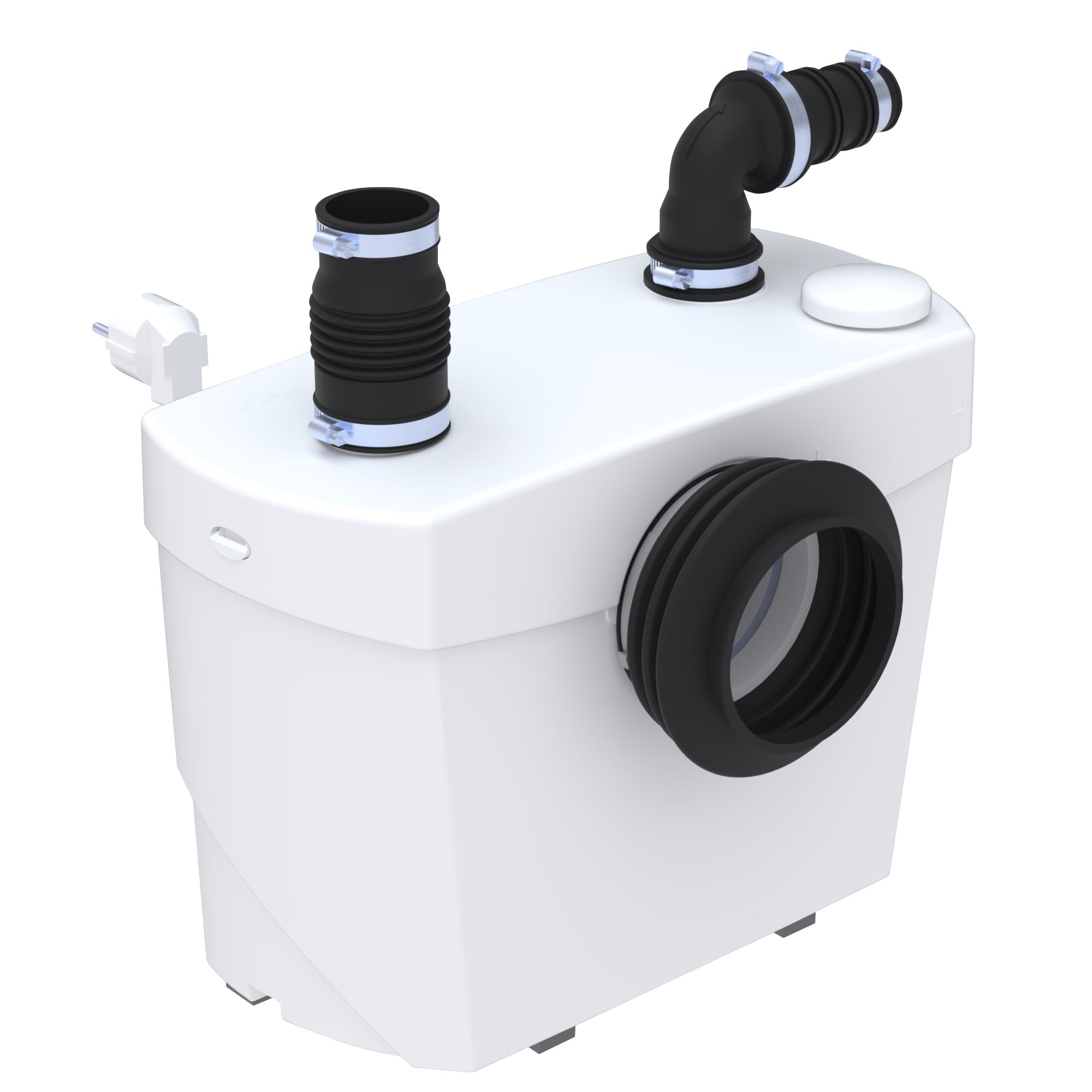 SFA - Sanibroyeur Top - Broyeur WC Et Salle d'Eau - Evacuation Eaux Usées - 2 Entrées WC Et Lavabo - Puissant, Silencieux - Discret - Entretien Simple - 36,1 x 21,6 x 32,5 cm - 400 W - Made in France