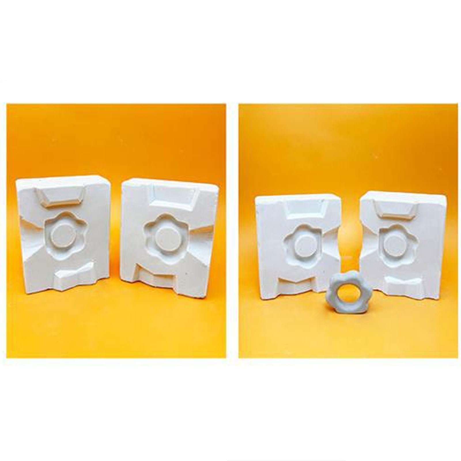 Stampi in Gesso per Principianti Kit Completo per Modellare Piccoli Vasi Artistici Selbstgefertigte Exquisite Ornamente-Small