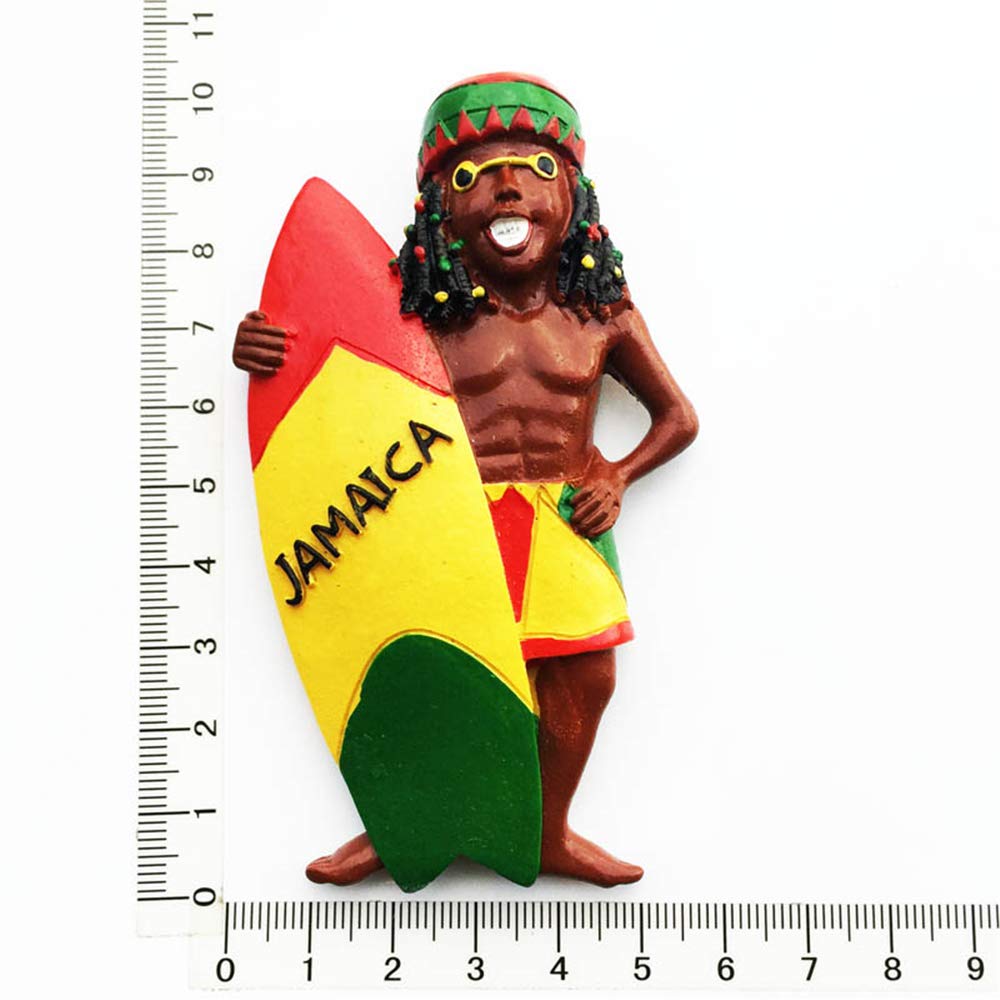 Magnete 3D per frigorifero, souvenir da viaggio della Giamaica