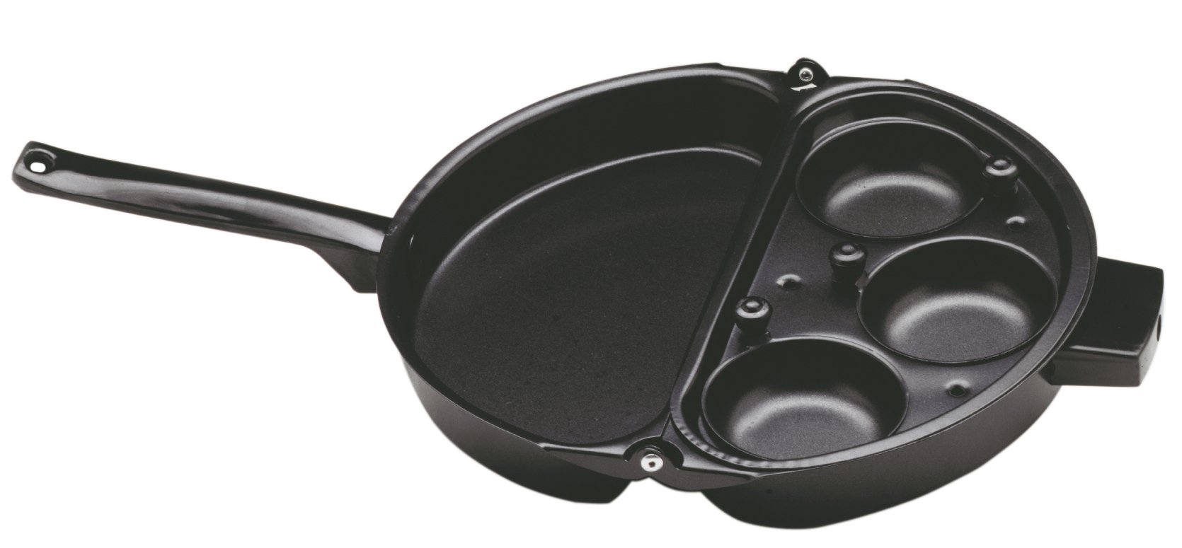 Amazon.com: Norpro 665 Nonstick Omelet Pan with Egg Poacher, One