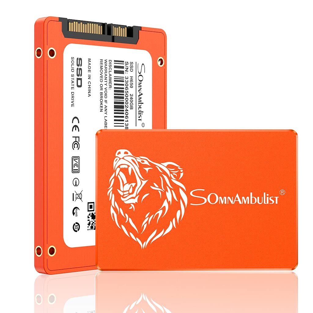Somnambulist SSD 2TB SATA III 6GB/S Interno Disco sólido 2,5”7mm