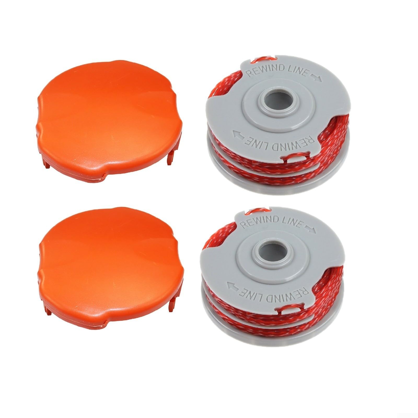 EpheyFIF Double Line Strimmer Spool, Autofeed Spool and Line Replacement For Flymo FLY021 FLY060 For Contour Grass Strimmers Trimmers(2 Set)