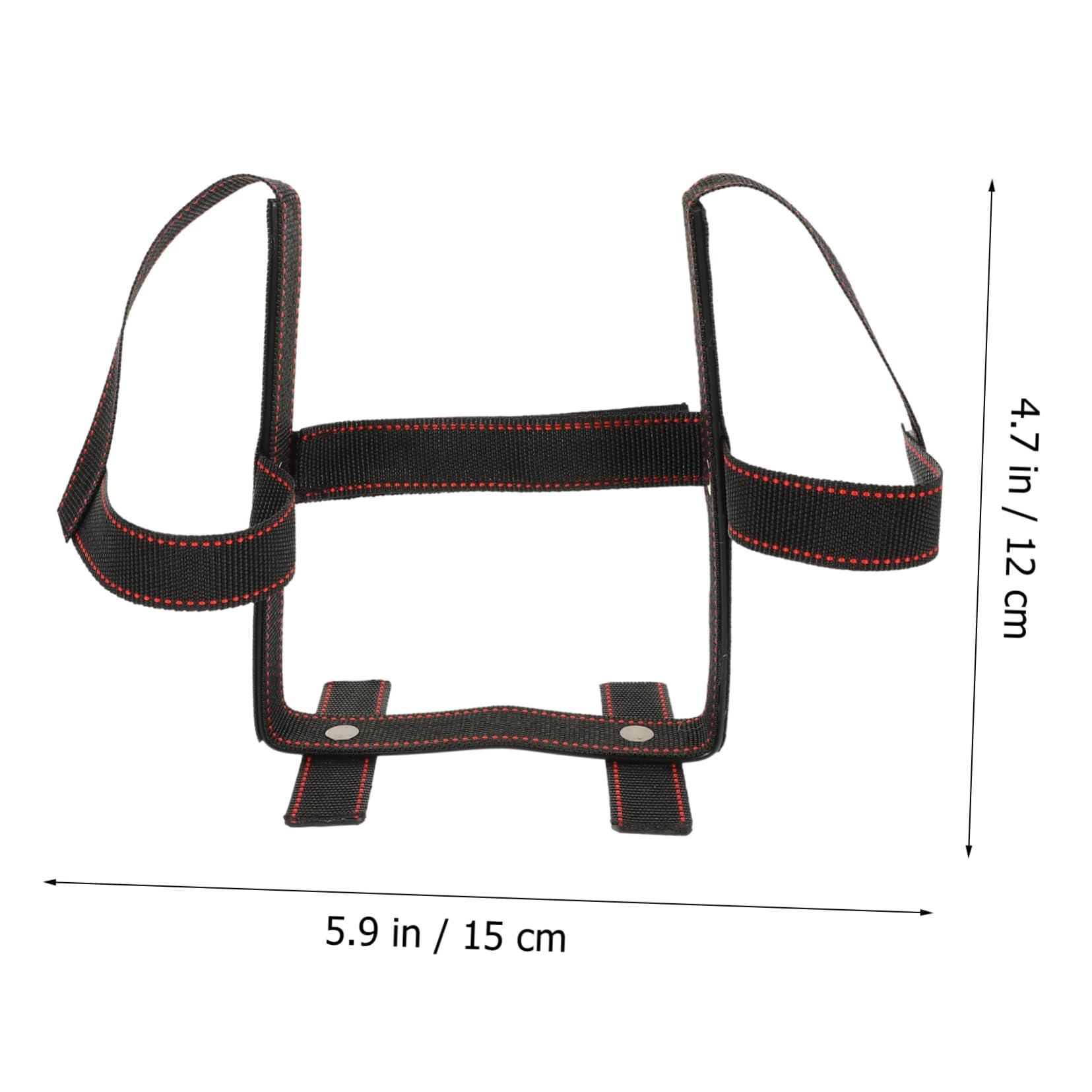 Soporte Pequeños de Poliéster para Orejas Perro de Negro Herramienta Conveniente Kit Simple y Colocar Grandes Cachorro Perros
