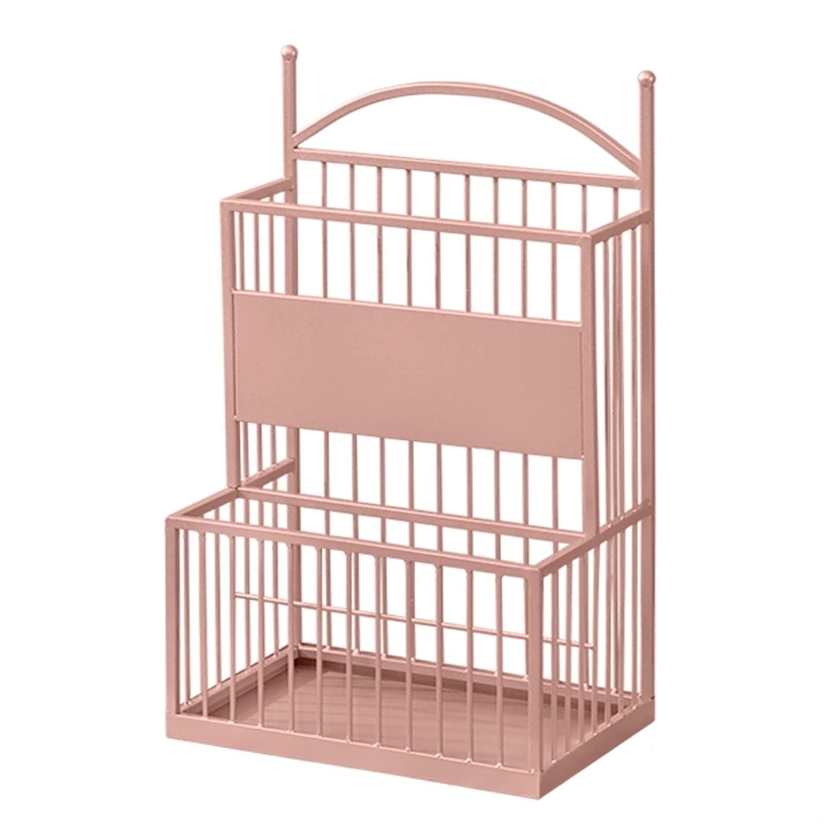 GHHVFEC Large Capacity Umbrella Stand, Pink Umbrella Holder with Hook & Drainage Tray, Perfect for Hotel Lobby or Office Entryway, 36x25x60cm