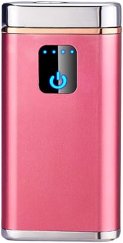 Encendedor eléctrico 3 en 1 a prueba de viento arco encendedor USB recargable de plasma con indicador de batería LED para fuego cigarrillo vela al