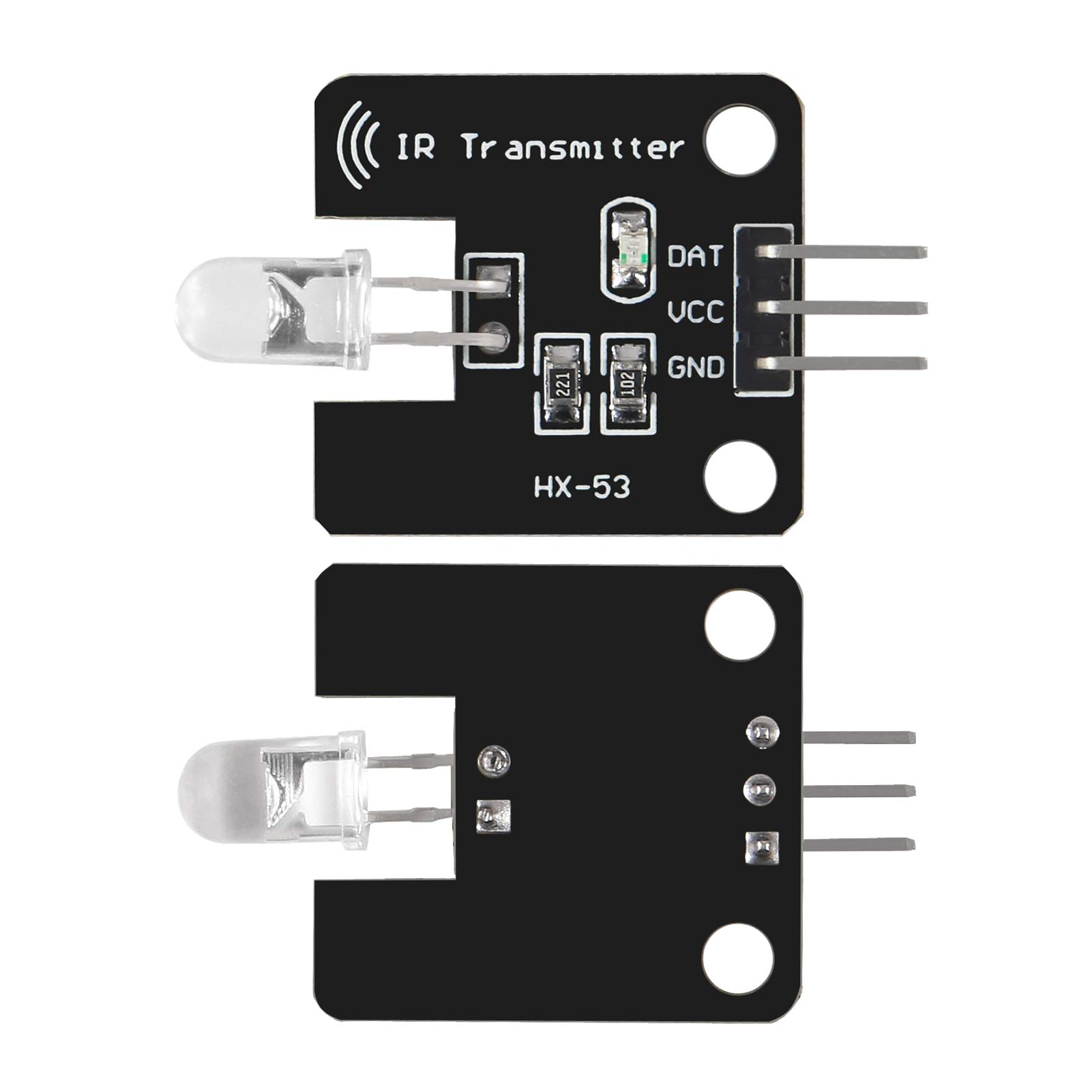 Snapklik.com : Dorhea 10Pcs Digital 38khz Ir Receiver Sensor Module ...