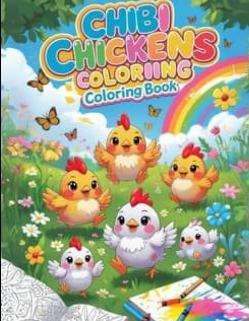 Chicks Coloring Book: Cute & Fun Coloring Pages for Kids Ages 2–6