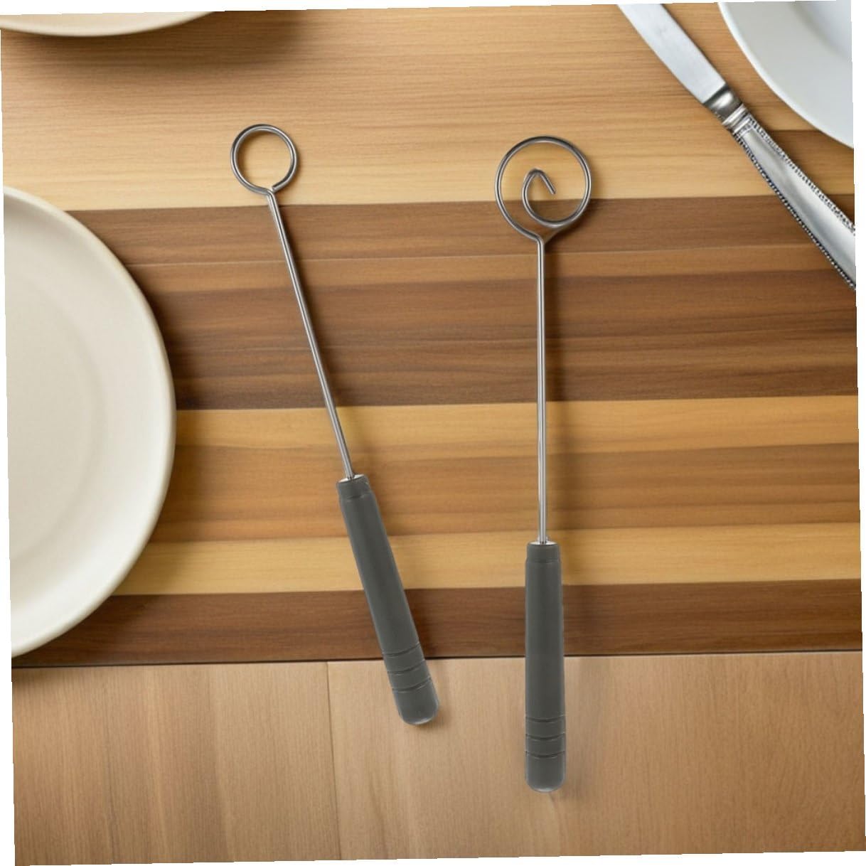 Stainless Steel Fondue Forks Set, 12 Pieces (4 Sets) Cheese and Chocolate Dipping Forks for Fondue Parties and DIY Decorating Tools