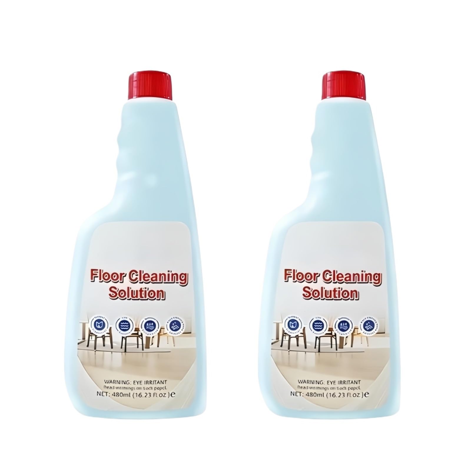 2 Stück 480 ml Bodenreinigungsflüssigkeit, kompatibel mit Roborock