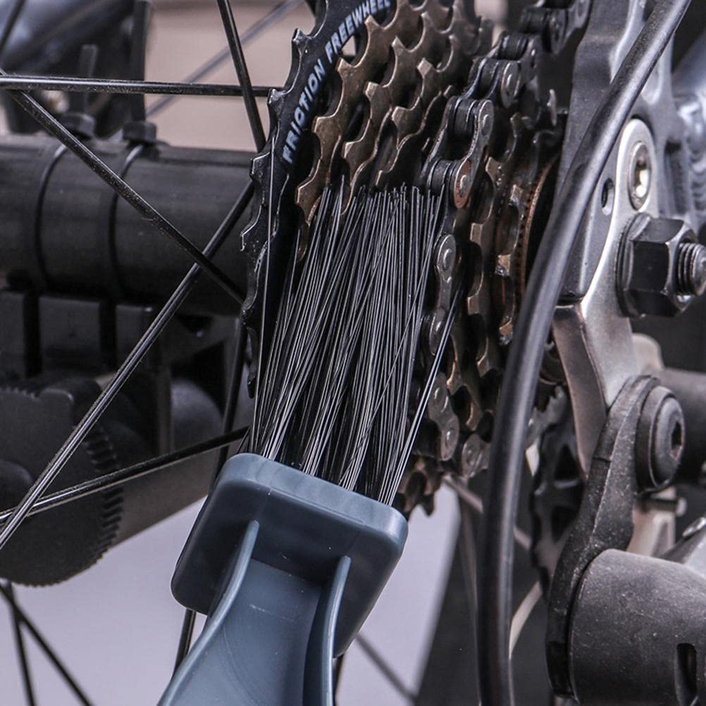 3 szt. plastikowa szczotka do czyszczenia łańcucha rowerowego, zestaw narzędzi do czyszczenia łańcucha rowerowego, szczotka do czyszczenia łańcucha 360 stopni