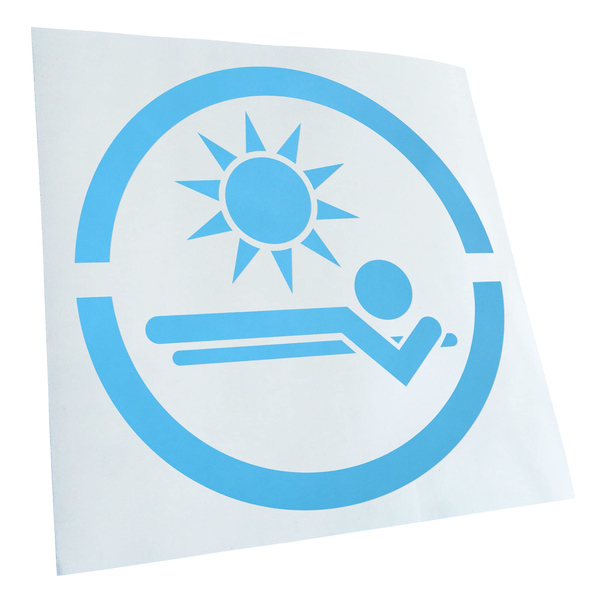 Kiwistar - Car Sticker – Sun Salon Sticker for Car, Laptop, Bike, Truck, Motorcycle, Multicolor, JDM Decal Racing