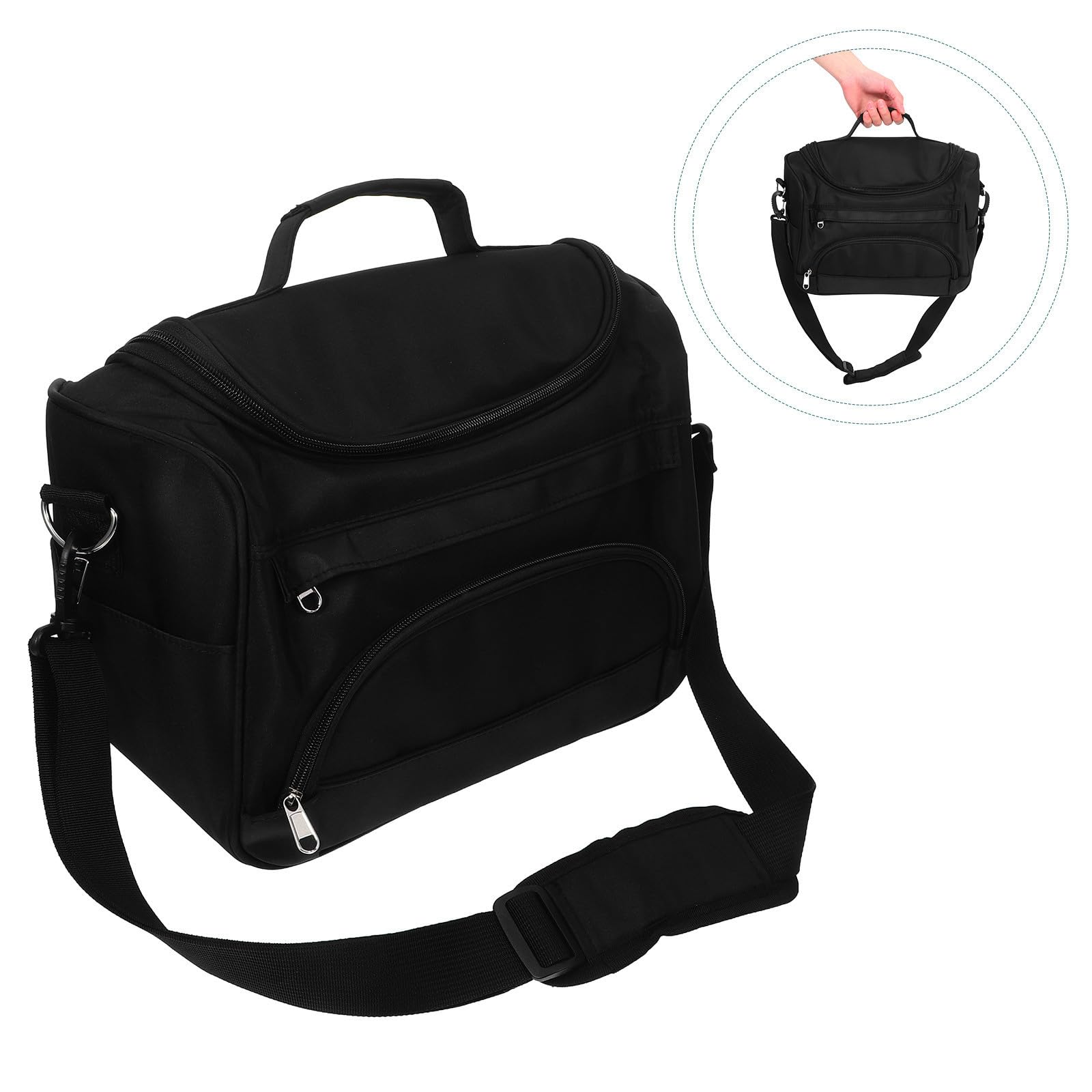 Abaodam Bolsa Adecuado para Viajes y Actividades al Aire Libre con Correa Hombro de Gran Capacidad Fabricada en Tela Oxford Resistente para Herramientas de Peluquería