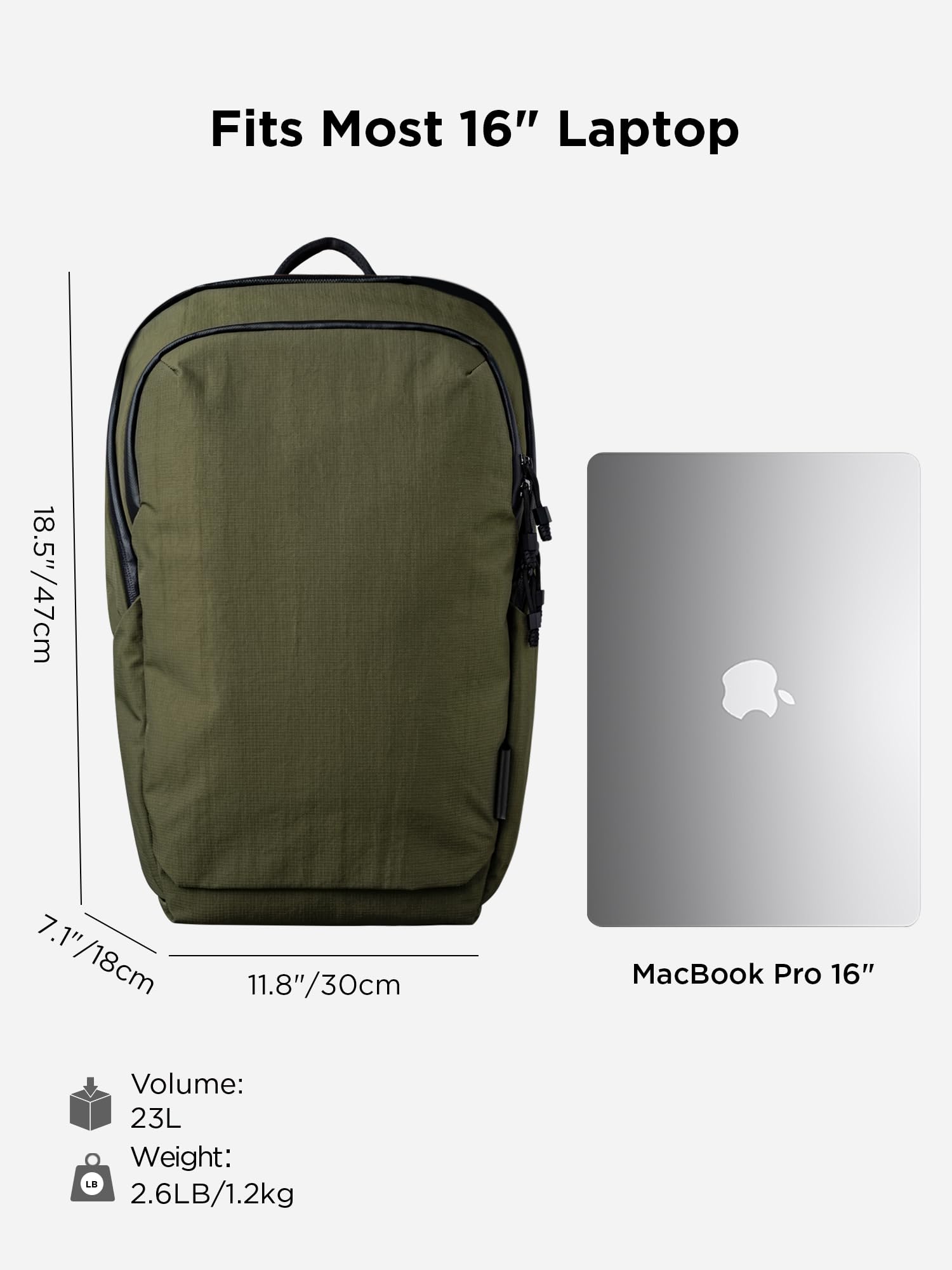 ALPAKA Bravo Backpack 23L – Mochila Negocios Portátil