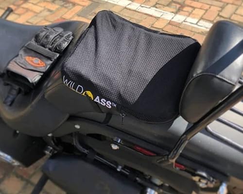 Miniatura 5 de Wild Ass Pillion Lite - Cojín para asiento de motocicleta, color negro