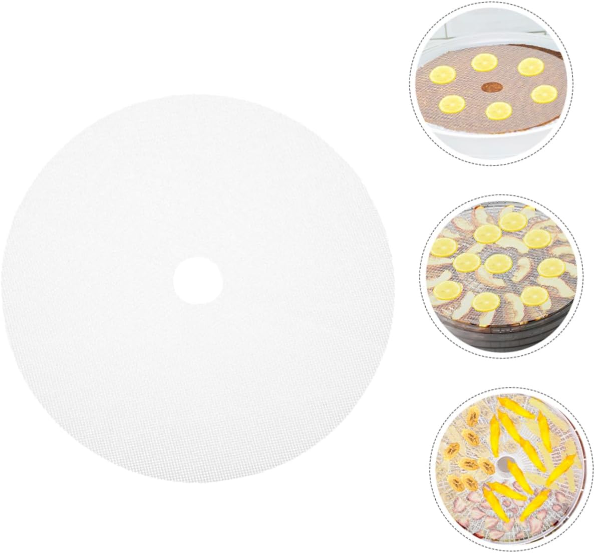 4pcs Silicone Dehydrator Sheets for Vegetables and Meat