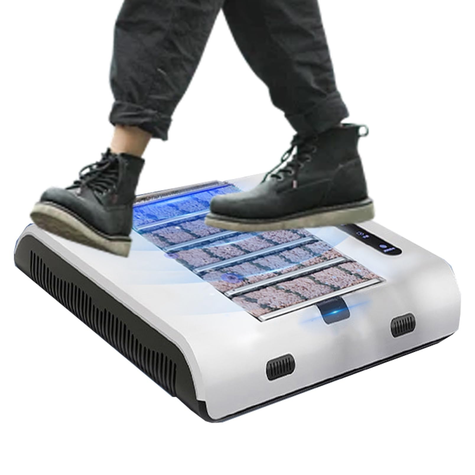 Macchina automatica di pulizia della suola, pulitore di scarpe di induzione 260RPM, tappetino elettrico per l'ingresso di casa e hotel