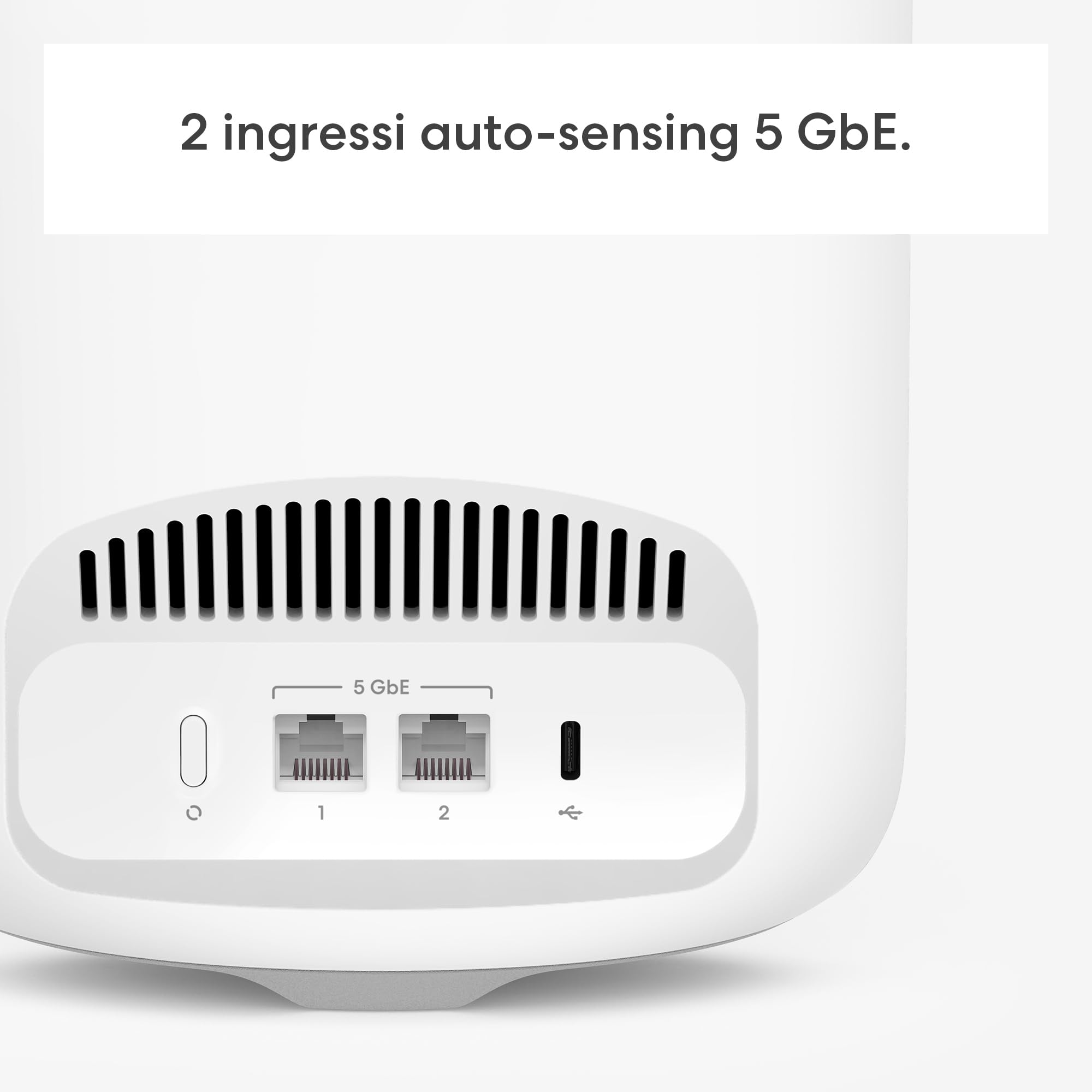 Router Wi-Fi 7 mesh tri-band Amazon eero Pro 7 (modello più recente) - Supporta connessioni Internet fino a 5 Gbps, copertura fino a 190 m², confezione da 1