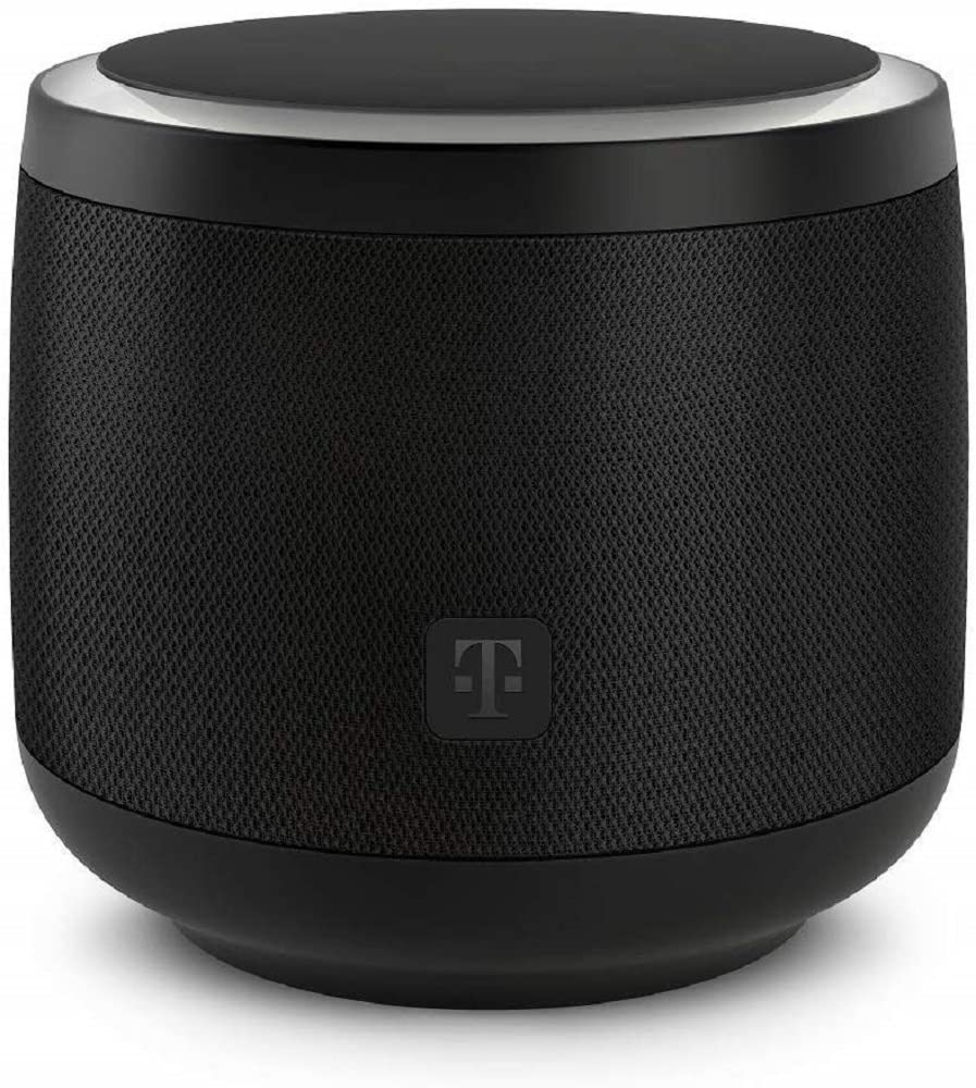 Deutsche Telekom [Nicht MEHR FUNKTIONSFÄHIG] Speaker der Telekom in schwarz | smarte Sprachsteuerung per WLAN über Lautsprecher zur Steuerung von MagentaTV & SmartHome